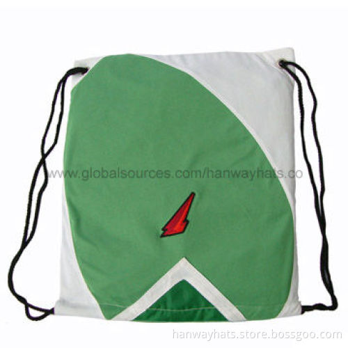 Cotton Drawstring Bag with Handles, Customized Logos are Accepted